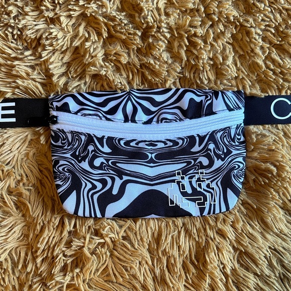 Club Space Black and White Fanny Pack - Picture 2 of 4